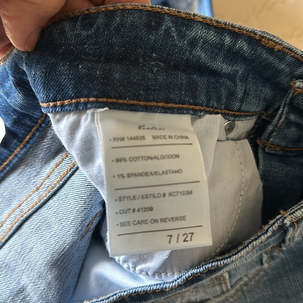 KanCan Distressed Blue Jeans - Picture 6 of 9